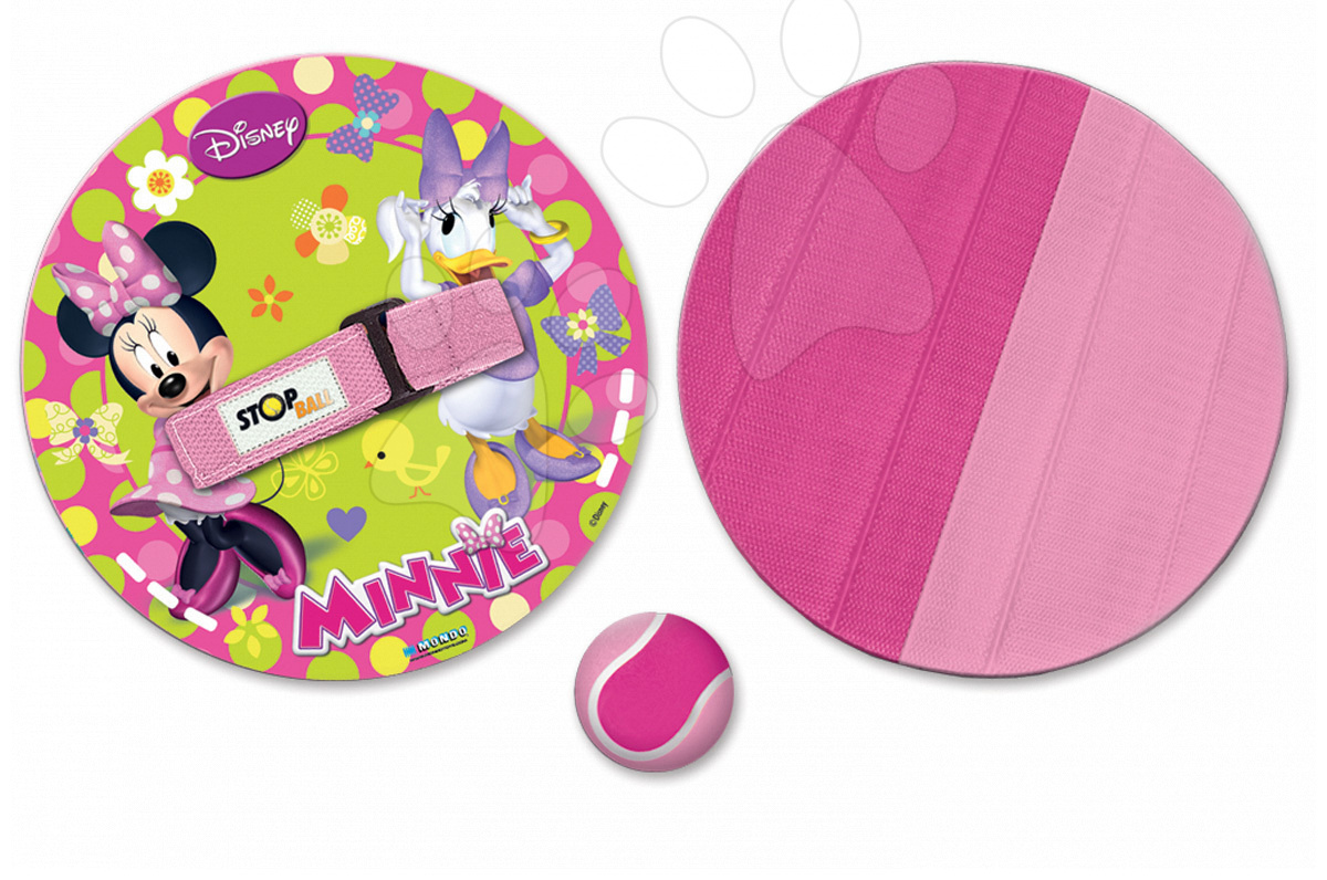 Športové hry pre najmenších - Hra Minnie Mouse Stop Ball Mondo na suchý zips